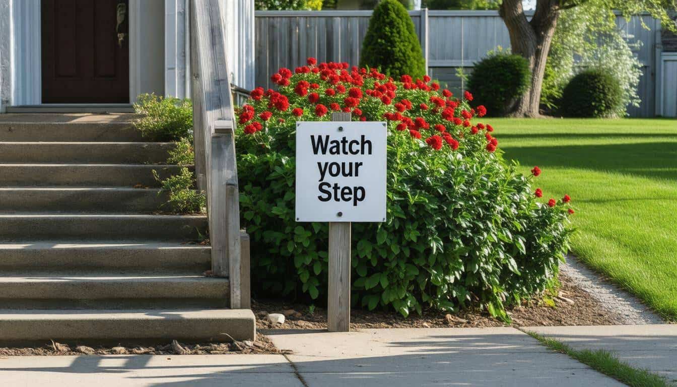 Entrance safety signage