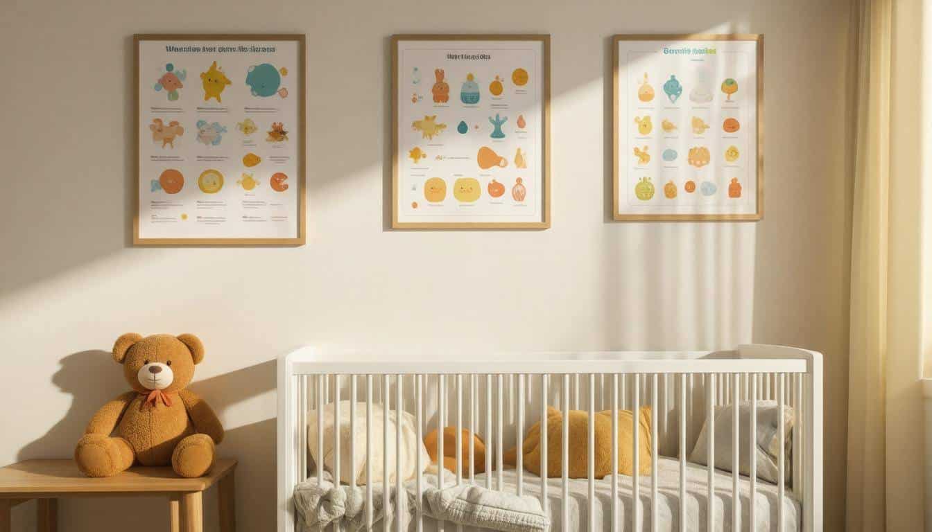 Informative nursery setup