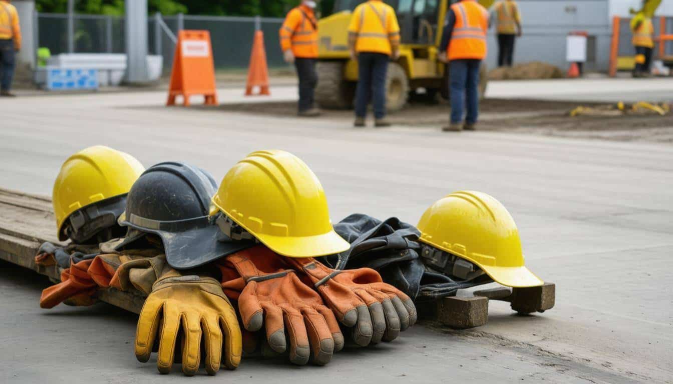 Safety equipment on-site